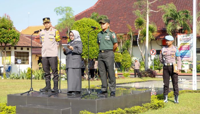 Polres Jombang Gelar Apel Untuk Pengamanan Suran Agung