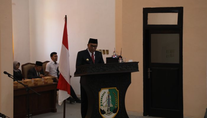 DPRD Sampang Gelar Rapat Paripurna, Penyampaian Rekomendasi Banggar Dan Pendapat Akhir Bupati Serta Persetujuan Bersama Raperda Pertanggung Jawaban APBD TA 2022