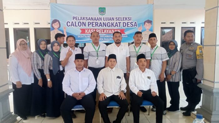 Seleksi Calon Perangkat Desa “Kasi Pelayanan” Desa Sumberejo Purwosari Berjalan Lancar