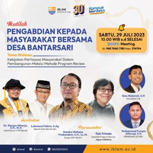 Artisipasi Masyarakat Berdaya: STIH IBLAM Mengajak Pembuat Kebijakan Desa Melalui Program Review
