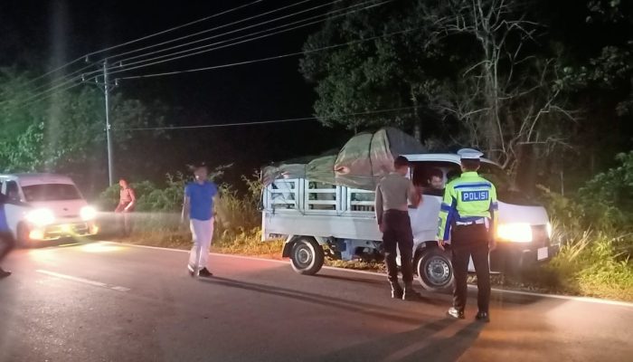Operasi KRYD Polres Musi Rawas Utara di Jalan Lintas Sumatera