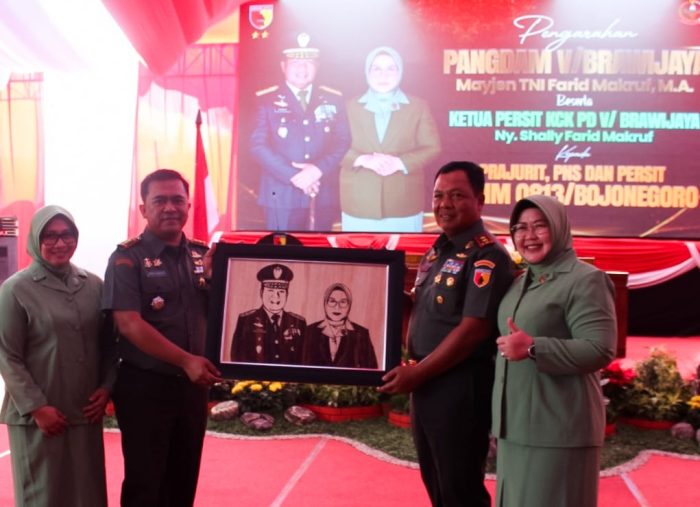 Kunjungi Markas Kodim Bojonegoro, Ini Pesan Pangdam V Brawijaya