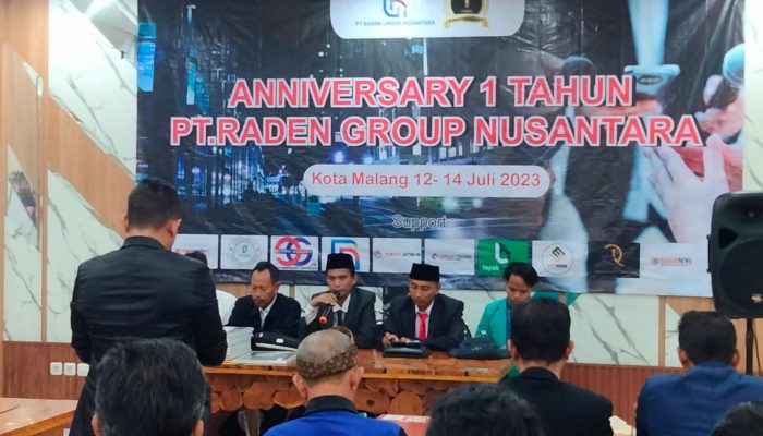 PT. Raden Group Nusantara (RGN) Rayakan HUT Ke -1 Di Malang