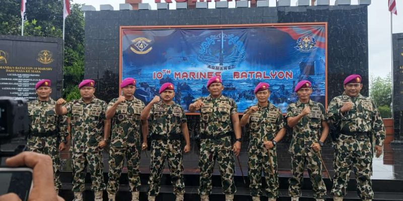 Danbrigif 4 Marinir/BS Resmikan Bangunan Plasa Komando Usman Harun