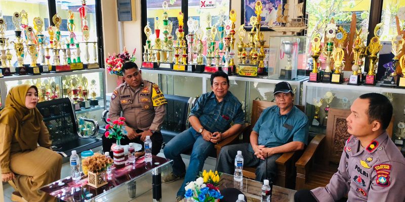Kapolsek Sekupang Bahas Kenakalan Remaja di Giat Monitoring Sejumlah SMA yang Melaksanakan PPDB Tahun 2023