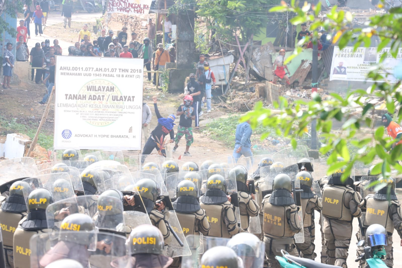 Diduga Sebagai Provokator, 14 Warga di Tangki Seribu Diamankan Satreskrim Polresta Barelang