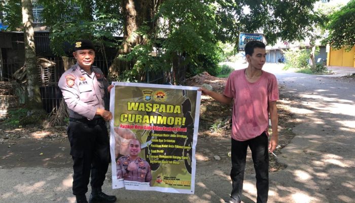 Waspada Curanmor,  Polsek Batu Ampar Rutin Melakukan Himbauan Kamtibmas