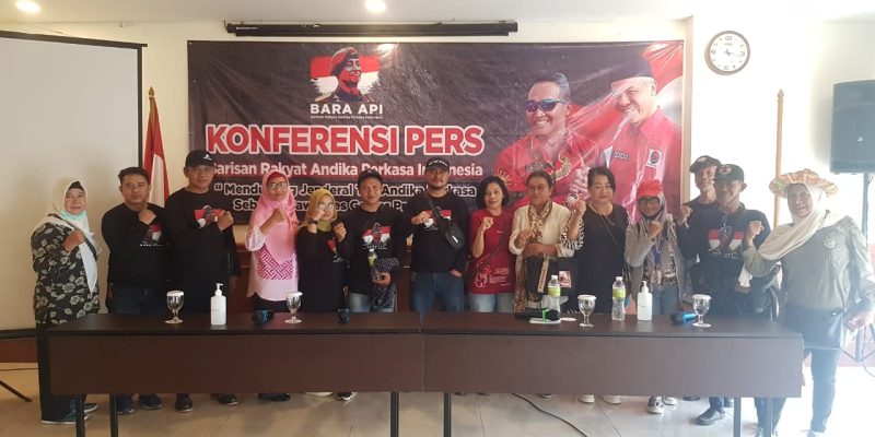 Relawan Bara API Dukung Mantan Panglima TNI Andika Perkasa Maju sebagai Cawapresnya Ganjar Pranowo