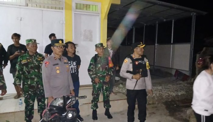Kapolres  Bolmong Pimpin Pasukan Pengamanan Perbatasan Imandi-Tambun, Pasca Pertikaian