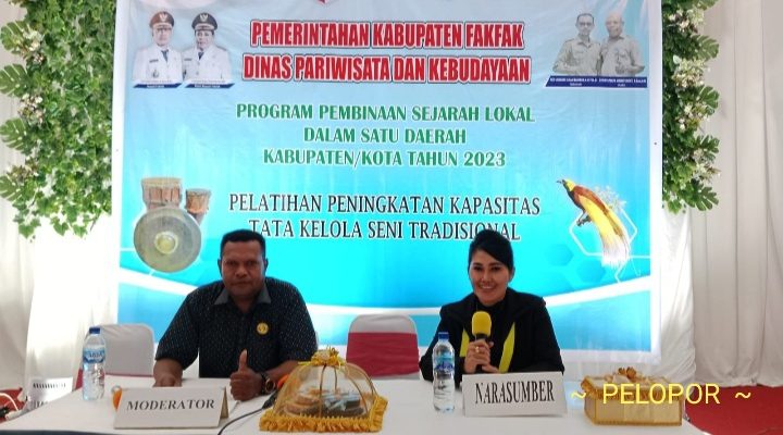 Penari Senior Asal Surabaya “Sri Mulyani” Hadiri Undangan Disbudpar Kabupaten Fakfak Papua Barat