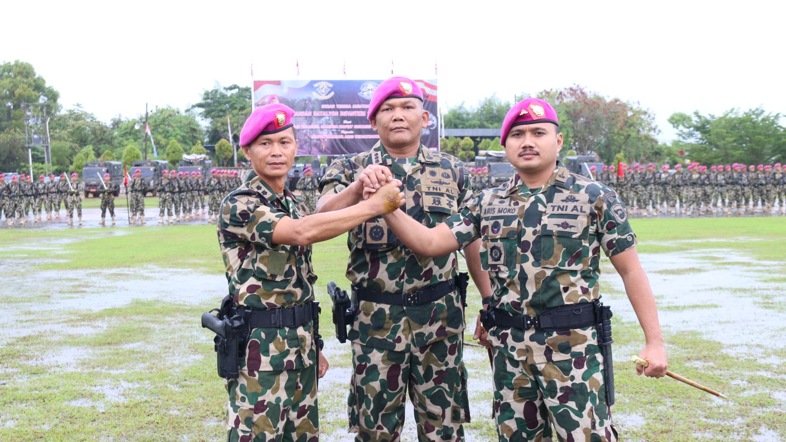 Danbrigif 4 Marinir/BS Pimpin Sertijab Danyonif 10 Marinir/SBY