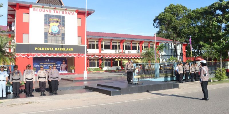 Kapolresta Barelang Pimpin Apel Gelar Pasukan Operasi Patuh Seligi 2023