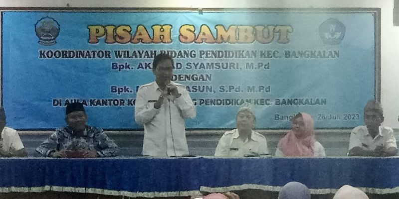 Pisah Kenang Korwil Yang Lama Dan Yang Baru Di Kecamatan Bangkalan