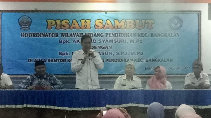 Pisah Kenang Korwil Yang Lama Dan Yang Baru Di Kecamatan Bangkalan