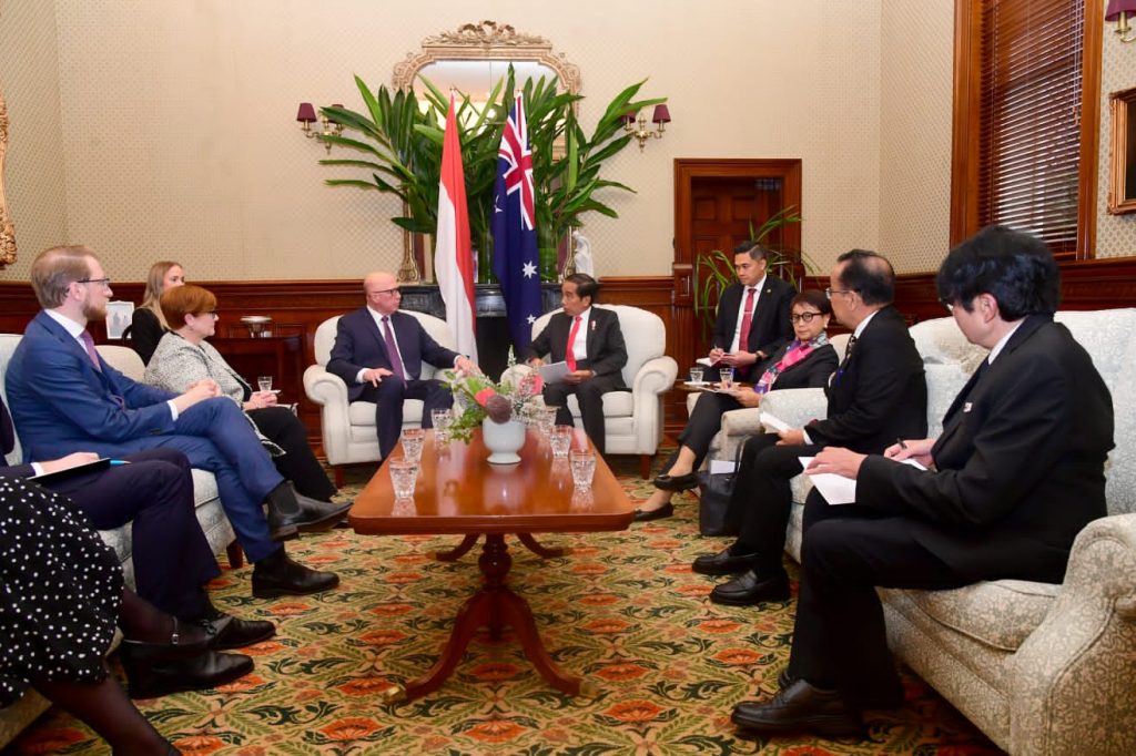 Presiden Jokowi dan Ketua Oposisi Australia Membahas Penguatan Kerja Sama Bilateral