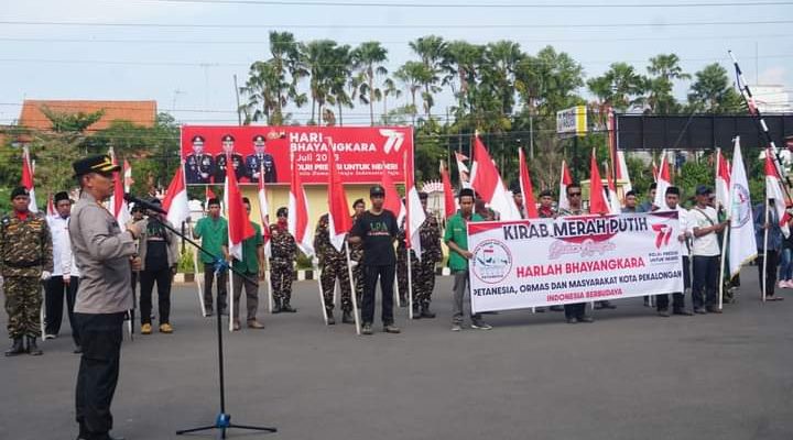 Kirab Merah Putih Harlah Bhayangkara, Bukti Cinta Masyarakat Terhadap Polri