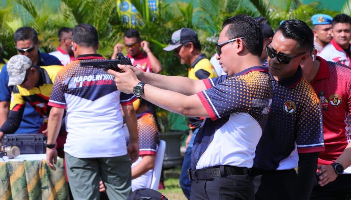 Kapolri Hadiri Lomba Menembak Kapolri Cup 2023