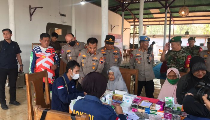 Semarak Kegiatan Bakti Kesehatan di Hari Bhayangkara ke-77, 102 Orang Dapatkan Pelayanan Medis