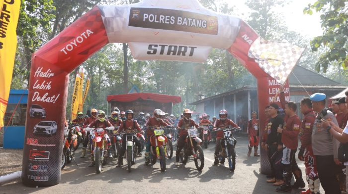 Ribuan Pemotor Ikuti Trabas Bansos Bersama Kapolda Jateng