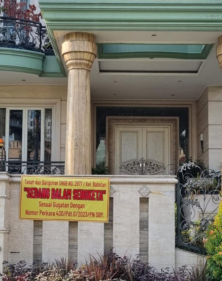 Kantor Pelayanan Kekayaan Negara Dan Lelang (KPKNL) Dan PT. Bank Commonwealth Akan Mengadakan Pelelangan Rumah Sengketa Seluas 780 M2