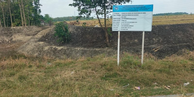 Embung di Desa Kacangan Telan Dana Ratusan Juta, Bersumber Anggaran APBD Lamongan 2023