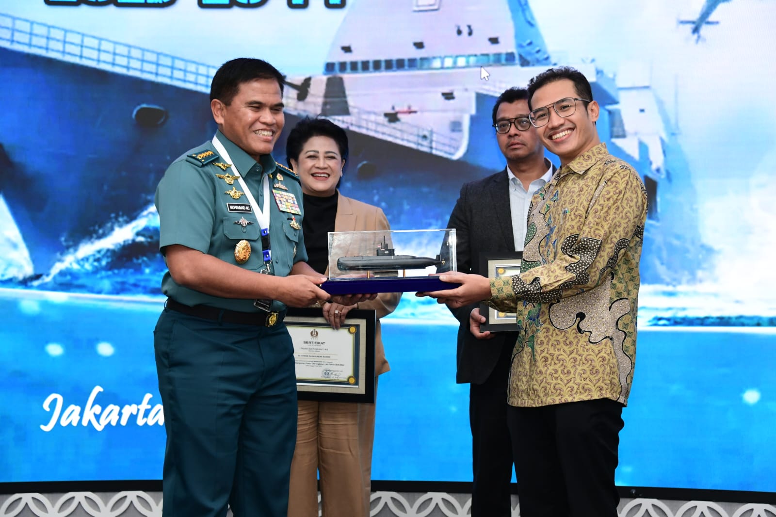 Komandan Puspenerbal Hadiri Seminar Postur TNI AL Tahun 2025-2044