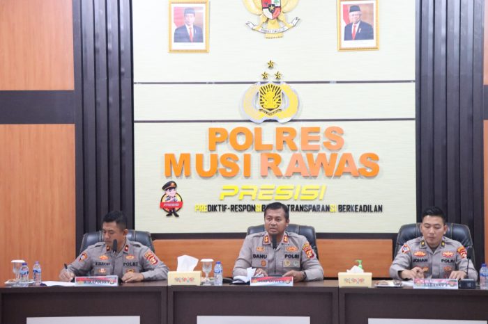 Kapolres Pimpin Langsung Gelar Opsnal TW ll Polres Mura 2023