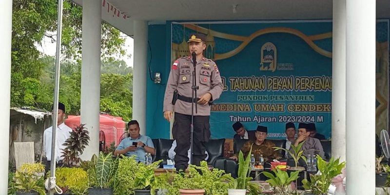 Sekira 85 Santriawan/Santriwati Mendapatkan Edukasi Bahaya Narkoba dari Kapolsek Sekupang
