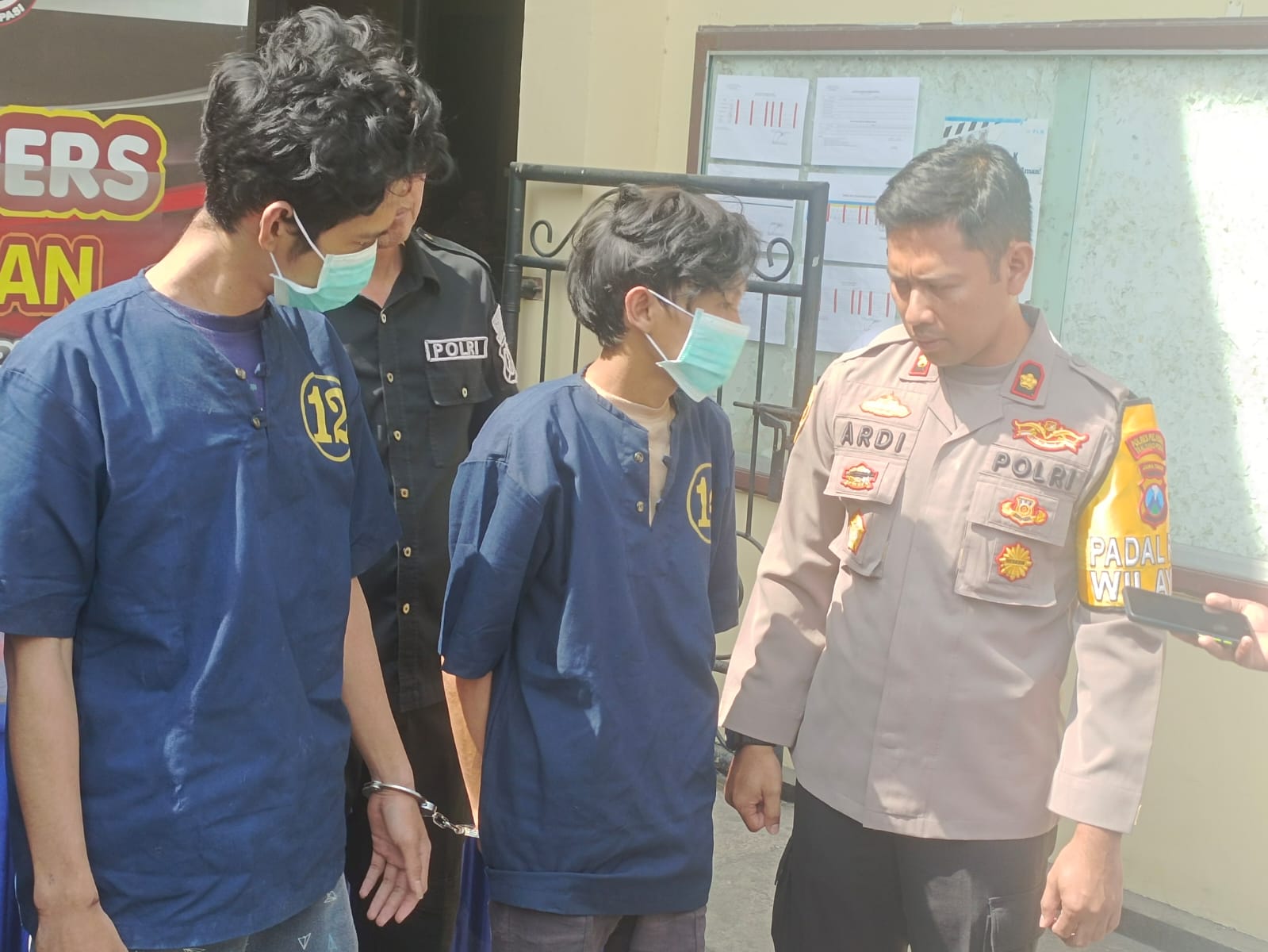 Polsek Kenjeran Berhasil Mengungkap 2 Begal Motor Yang Meresahkan Masyarakat di Jalan Sukolilo Larangan Surabaya