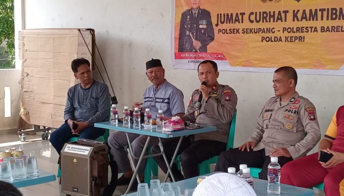 Tampung Aspirasi Masyarakat, Kapolsek Sekupang Beri Himbauan Ini!