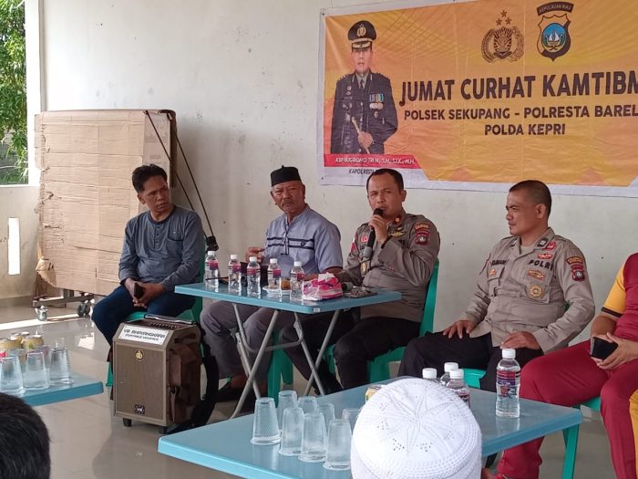 Tampung Aspirasi Masyarakat, Kapolsek Sekupang Beri Himbauan Ini!