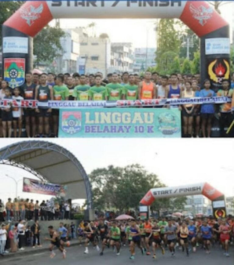 Wakil Wali Kota Lubuklinggau, H Sulaiman Kohar Lepas Para Peserta Lomba Lari ‘Linggau Belahay 10k