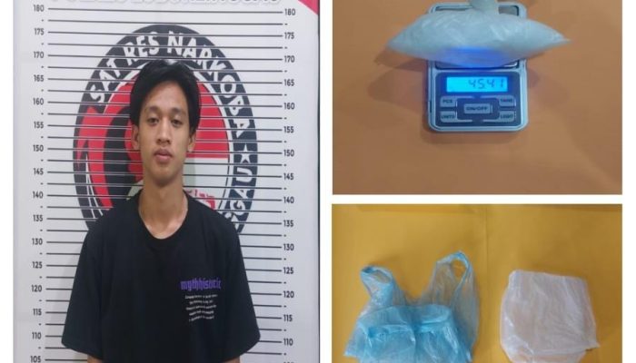 Pemuda Pengangguran Ditangkap Satresnarkoba Polres Lubuklinggau Gegara Menjadi Kurir Shabu