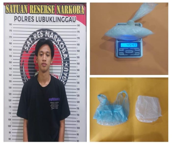 Pemuda pengangguran ditangkap sat resnarkoba polres lubuklinggau gegara menjadi kurir shabu