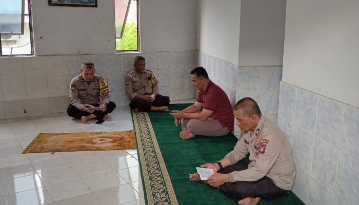 Mengingat Sang Pencipta, Polsek Sekupang Rutin Lakukan Binrohtal Untuk Para Anggotanya