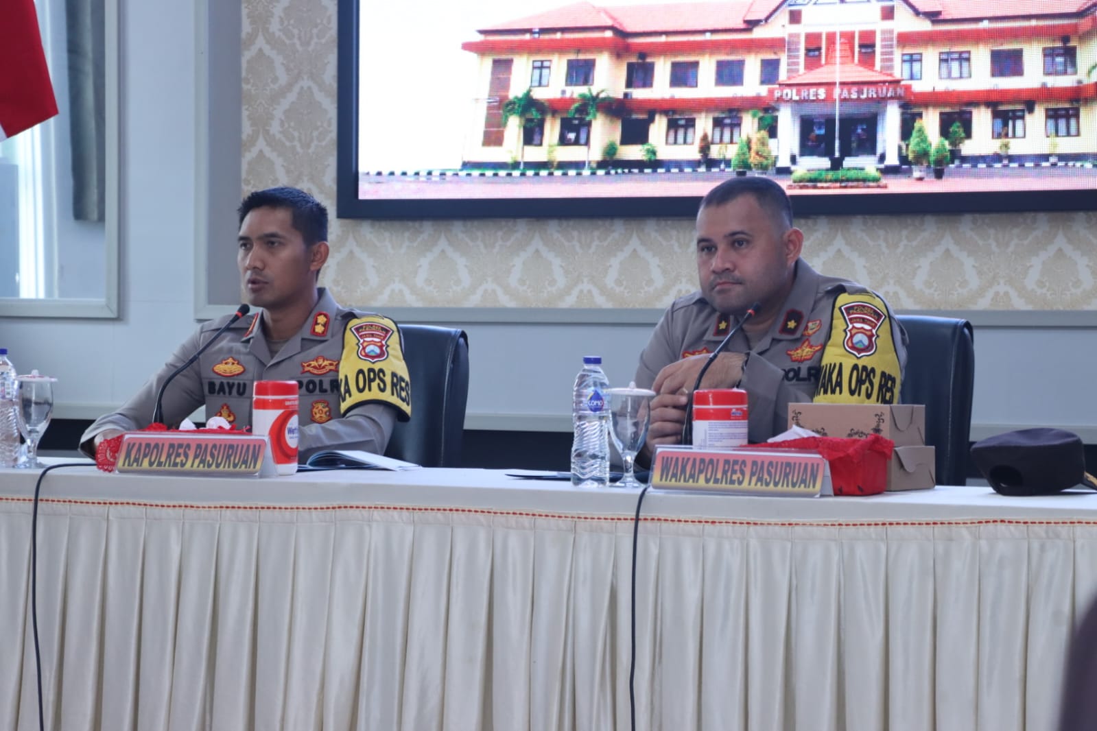 Kapolres Pasuruan Pimpin Apel Gelar Pasukan Operasi Patuh Semeru 2023