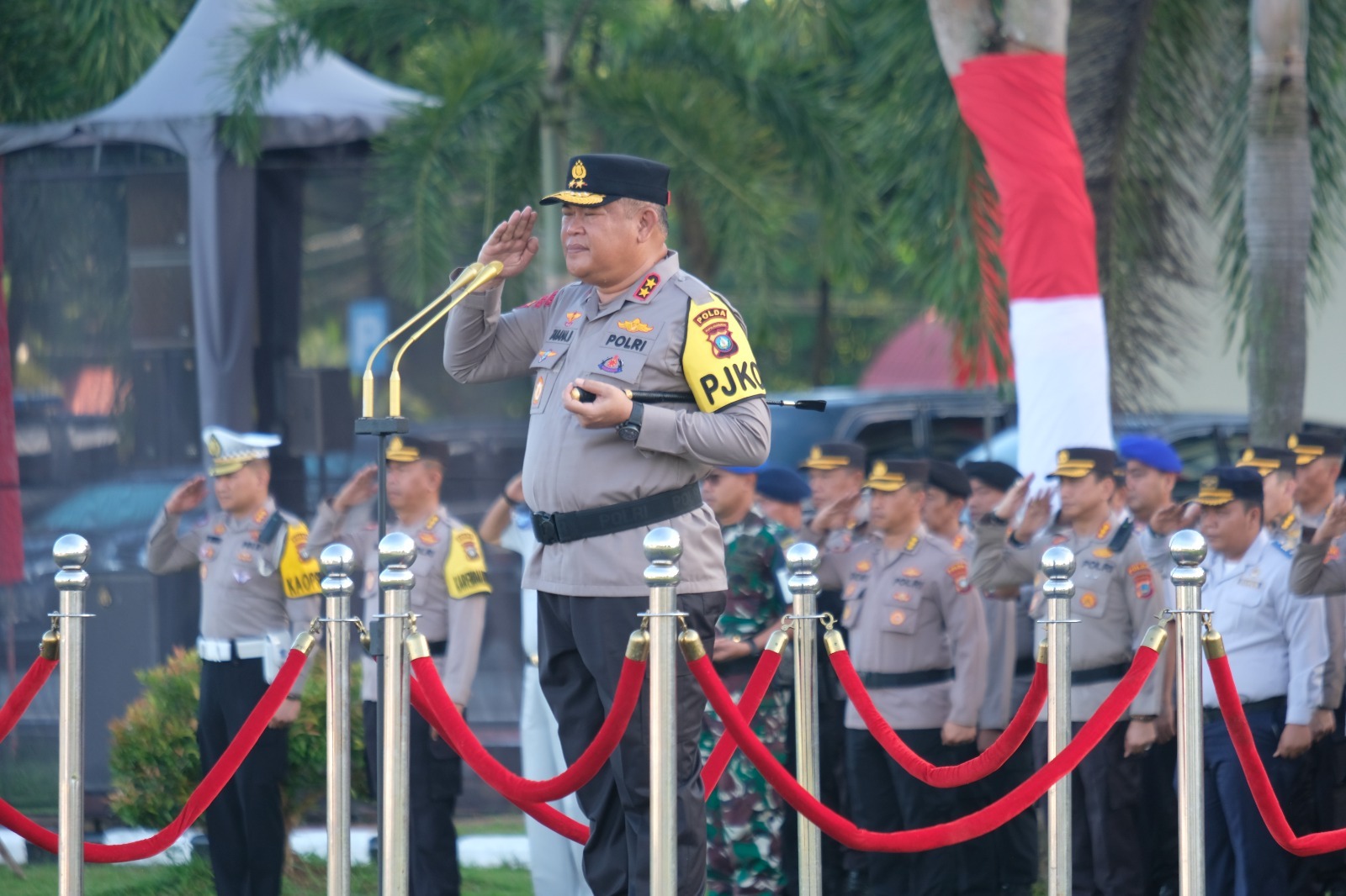 Apel Gelar Pasukan Operasi Patuh Selingi 2023 Polda Kepri