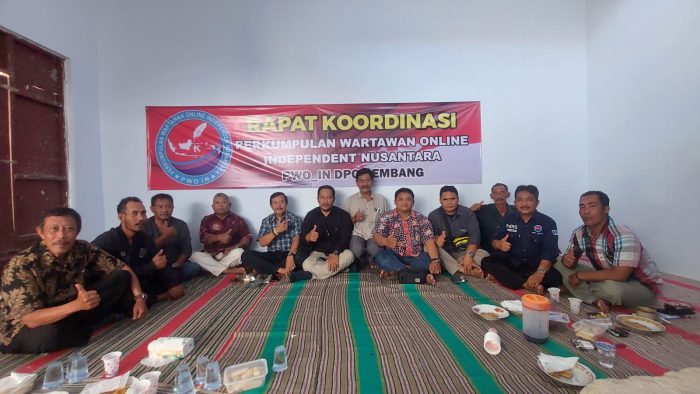 Rapat Koordinasi Perkumpulan Wartawan Online Independent Nusantara PWO_IN DPC Rembang.