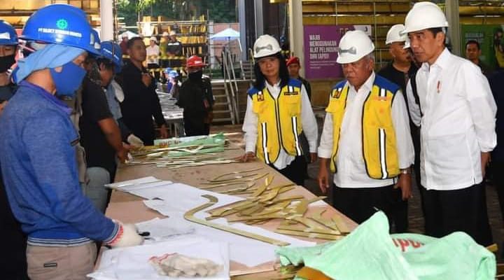 Presiden Jokowi Pastikan Pembangunan Istana di IKN Berjalan Sesuai Rencana.