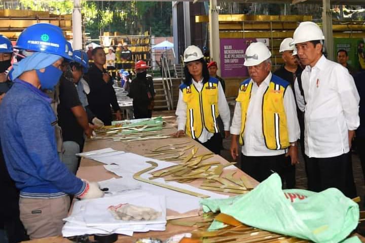 Presiden Jokowi Pastikan Pembangunan Istana di IKN Berjalan Sesuai Rencana.