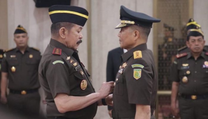 aksa Agung Lantik Mayjen TNI Wahyoedho Indrajit Sebagai JAM-Pidmil Baru.