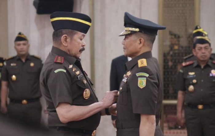 aksa Agung Lantik Mayjen TNI Wahyoedho Indrajit Sebagai JAM-Pidmil Baru.