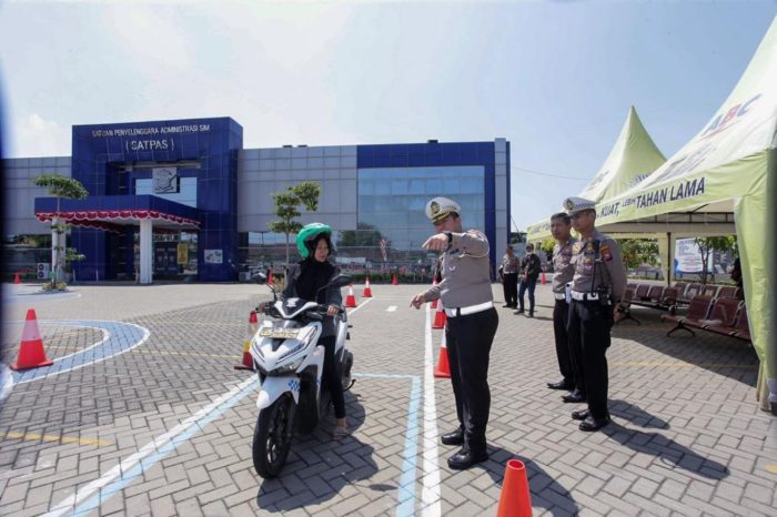 Satpas SIM Satlantas Polrestabes Surabaya, Ujian Praktik SIM Angka 8 Ditiadakan