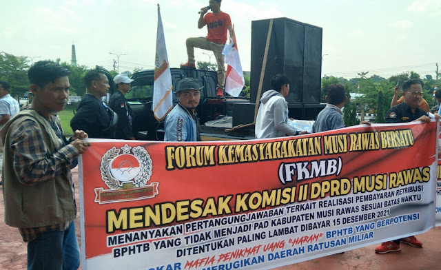 Rugikan Daerah Capai Rp 400 Milyar Puluhan LSM Desak Komisi II DPRD Mura