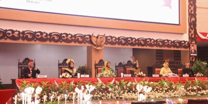HUT RI Ke 78, Bupati Mojokerto Ikuti Pidato Kenegaraan Presiden RI