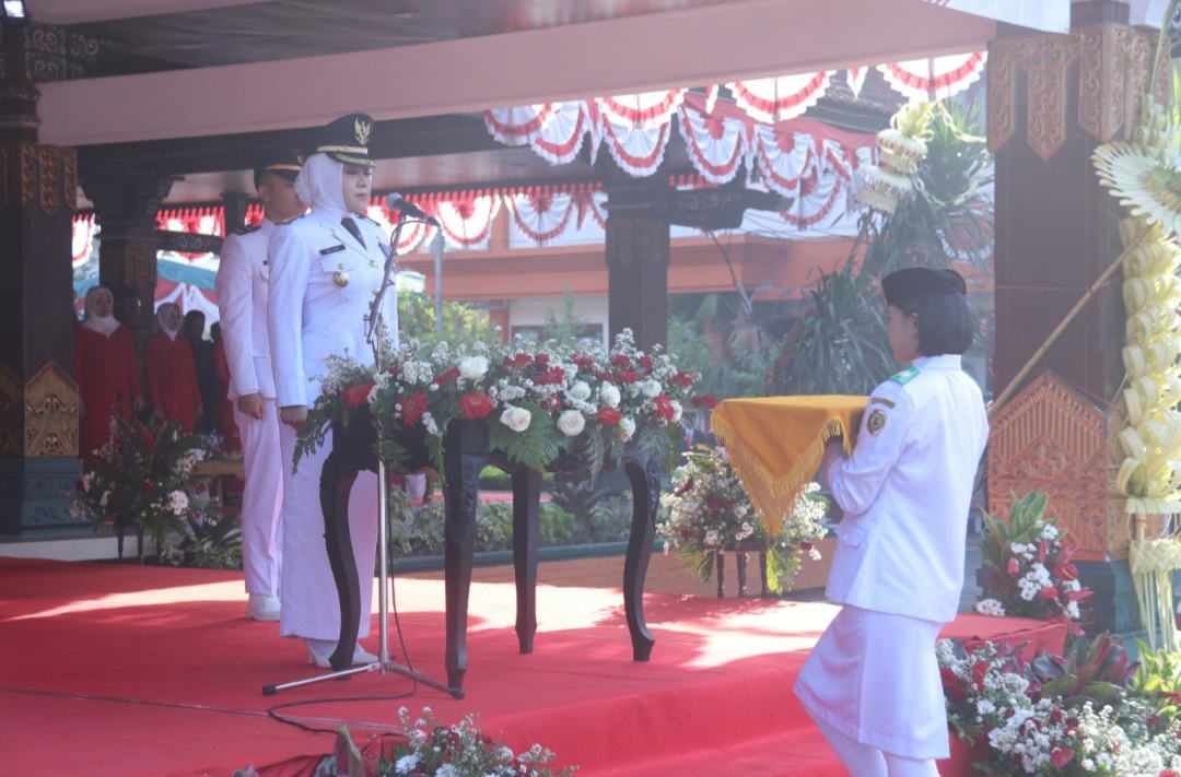 Peringatan HUT Ke-78 RI, Bupati Ikfina : Mari Wujudkan ‘Indonesia Maju’