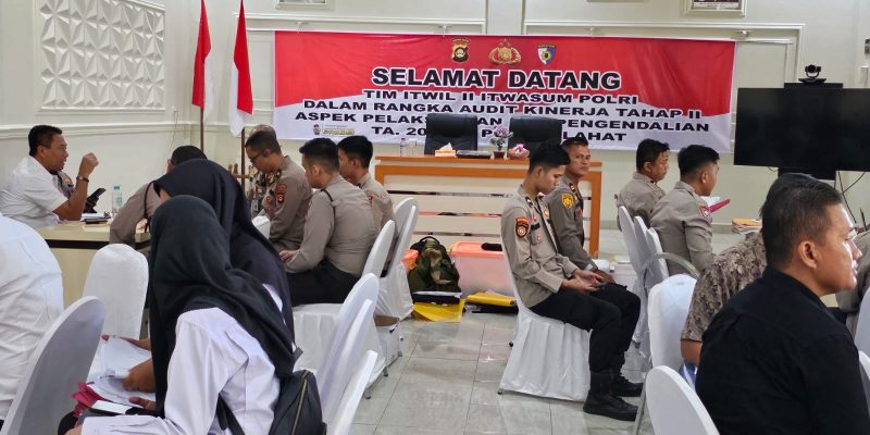 Tim Auditor Itwasum Polri Lakukan Audit Kinerja Polres Muratara dan Polres Lubuklinggau