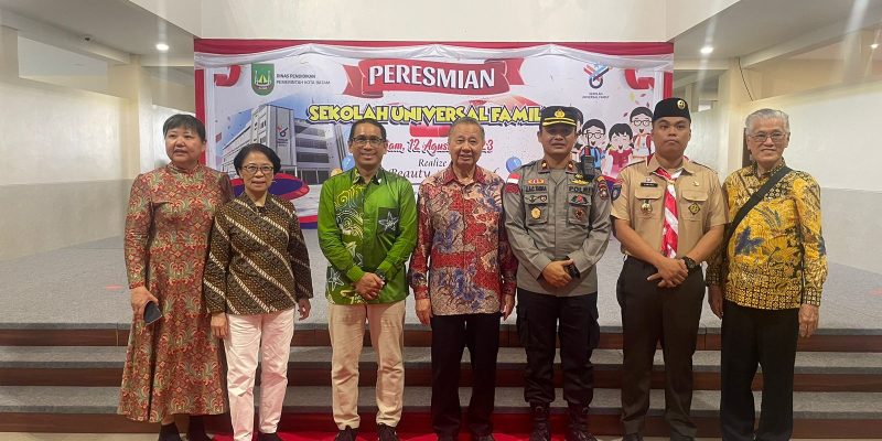 Kapolsek Sekupang Menghadiri Peresmian Gedung Sekolah Universal Family Sekupang