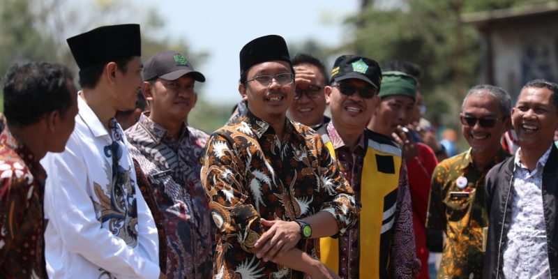 Gus Muhdlor Sidak Proyek Betonisasi Banjarsari – Damarsi, Progres Surplus 9 Persen