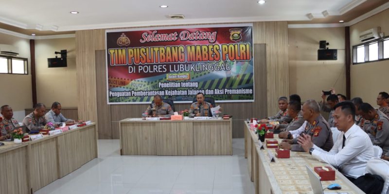 Tim Penelitian Dan Pengembangan Polri Mengunjungi Polres Lubuklinggau